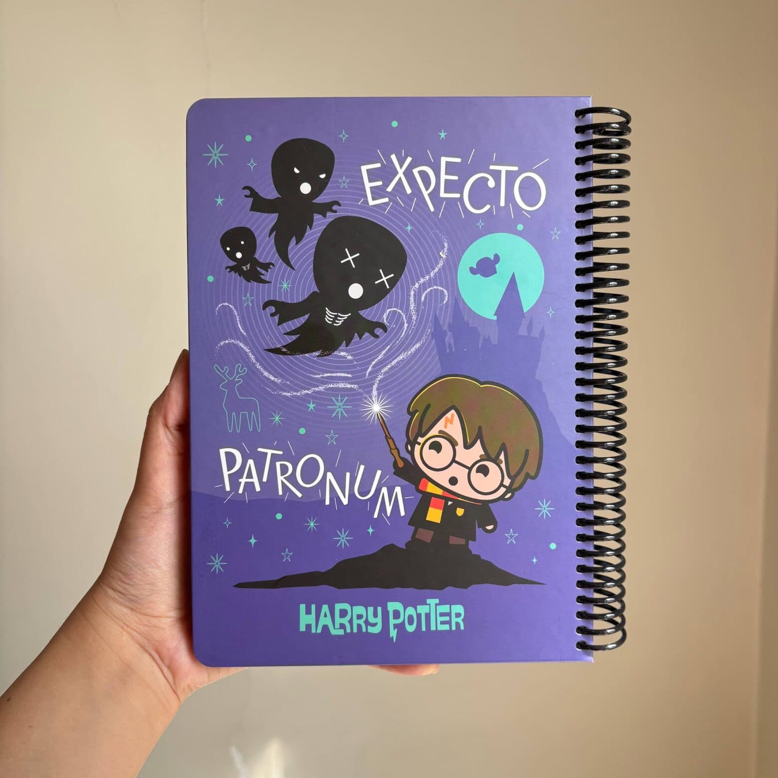 دفتر هری پاتر طرح expecto patronum