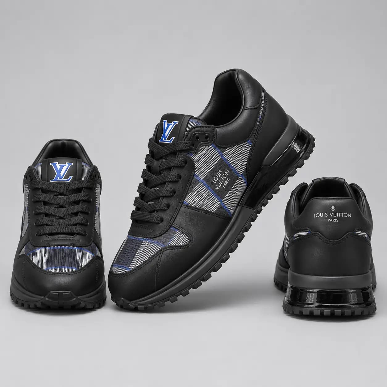 کتونی مردانه LV چهار خونه مستر کوالیتی LV ARCH LICHT SNEAKER