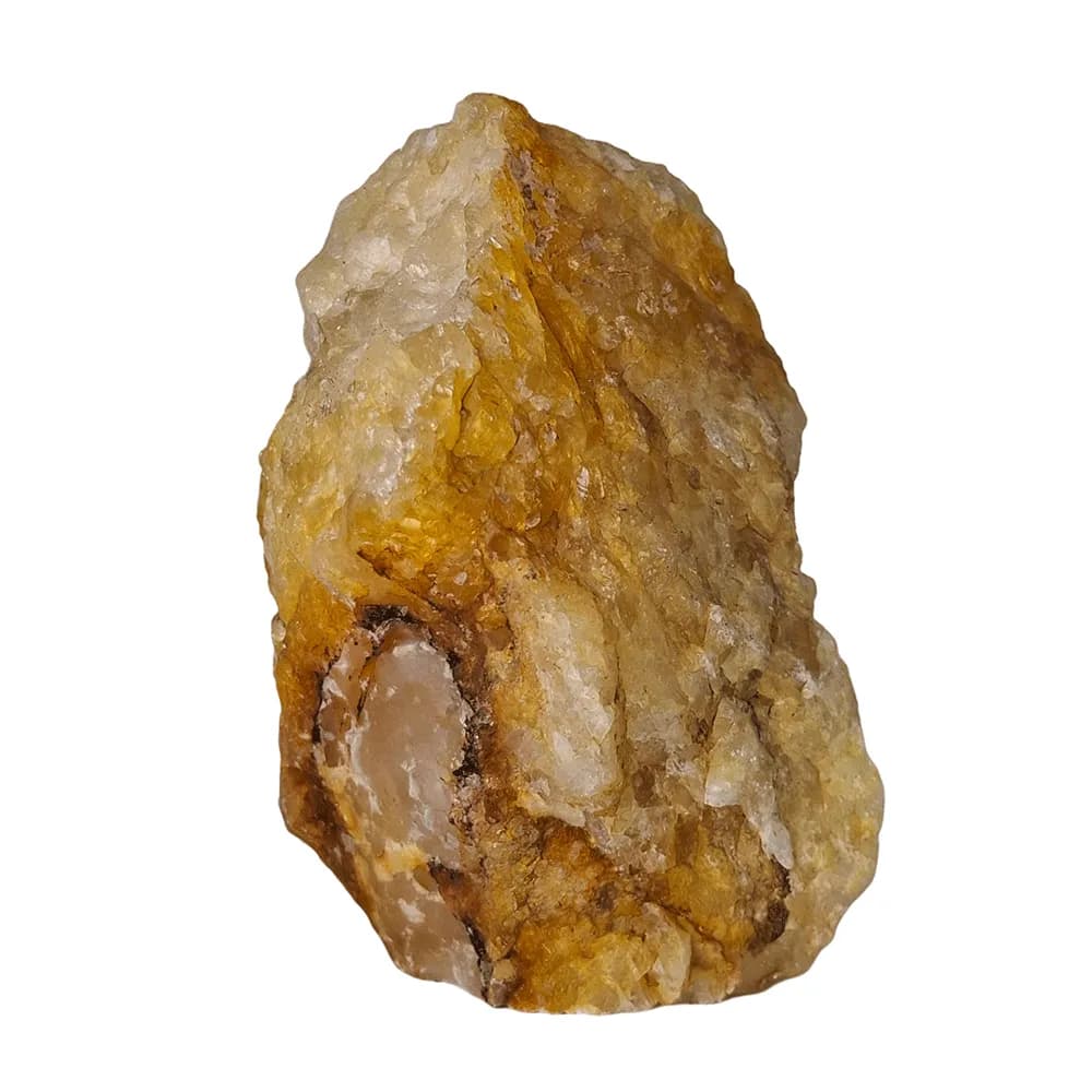 سنگ سیترین راف طبیعی کلکسیونی