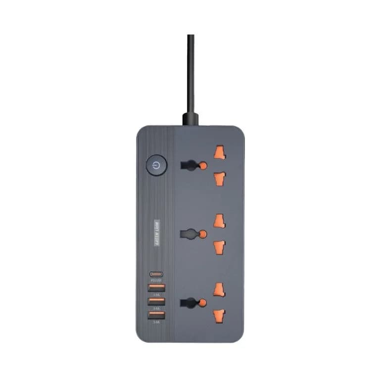 چندراهی و محافظ برق گرین لاین Green Lion GS-200 توان ۲۵۰۰ وات مدل GNGS200PSBK
