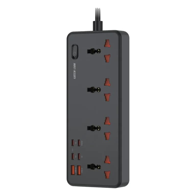 چندراهی برق و شارژر رومیزی گرین لاین Green Lion GS-700 یونیورسال مدل GNGS700PSTIBK