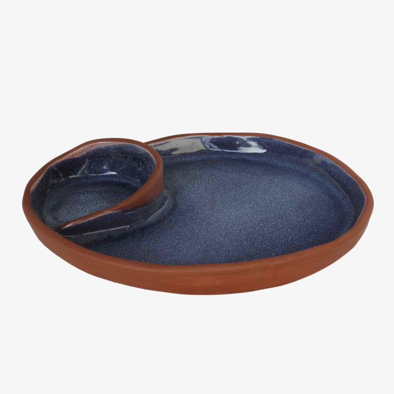 اردورخوری سرامیکی اسپیرال آبی
