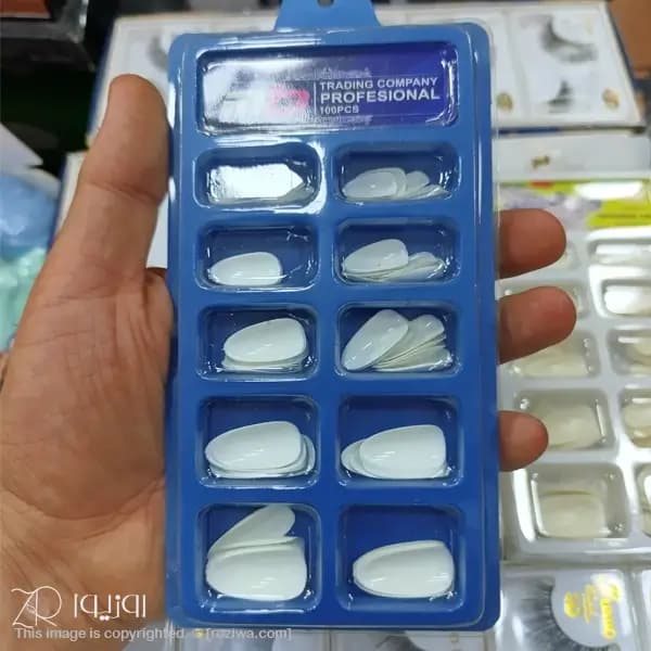 تیپ ناخن مصنوعی ۱۰۰ تایی اصل مناسب سالن زیبایی — تصویر ۲