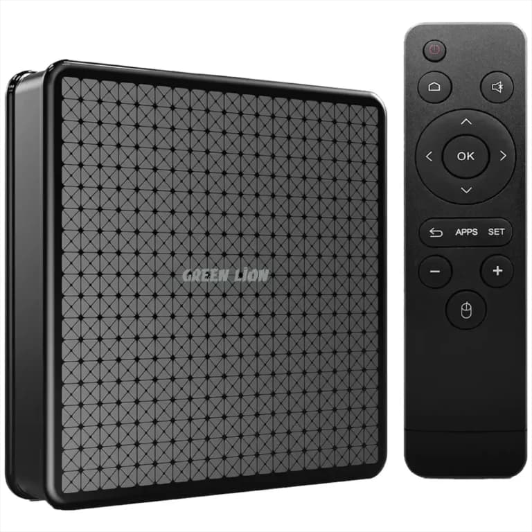 اندروید باکس 4K گرین لاین مدل GNANDTVBOXBK با رم ۲ گیگابایت و حافظه ۱۶ گیگابایت