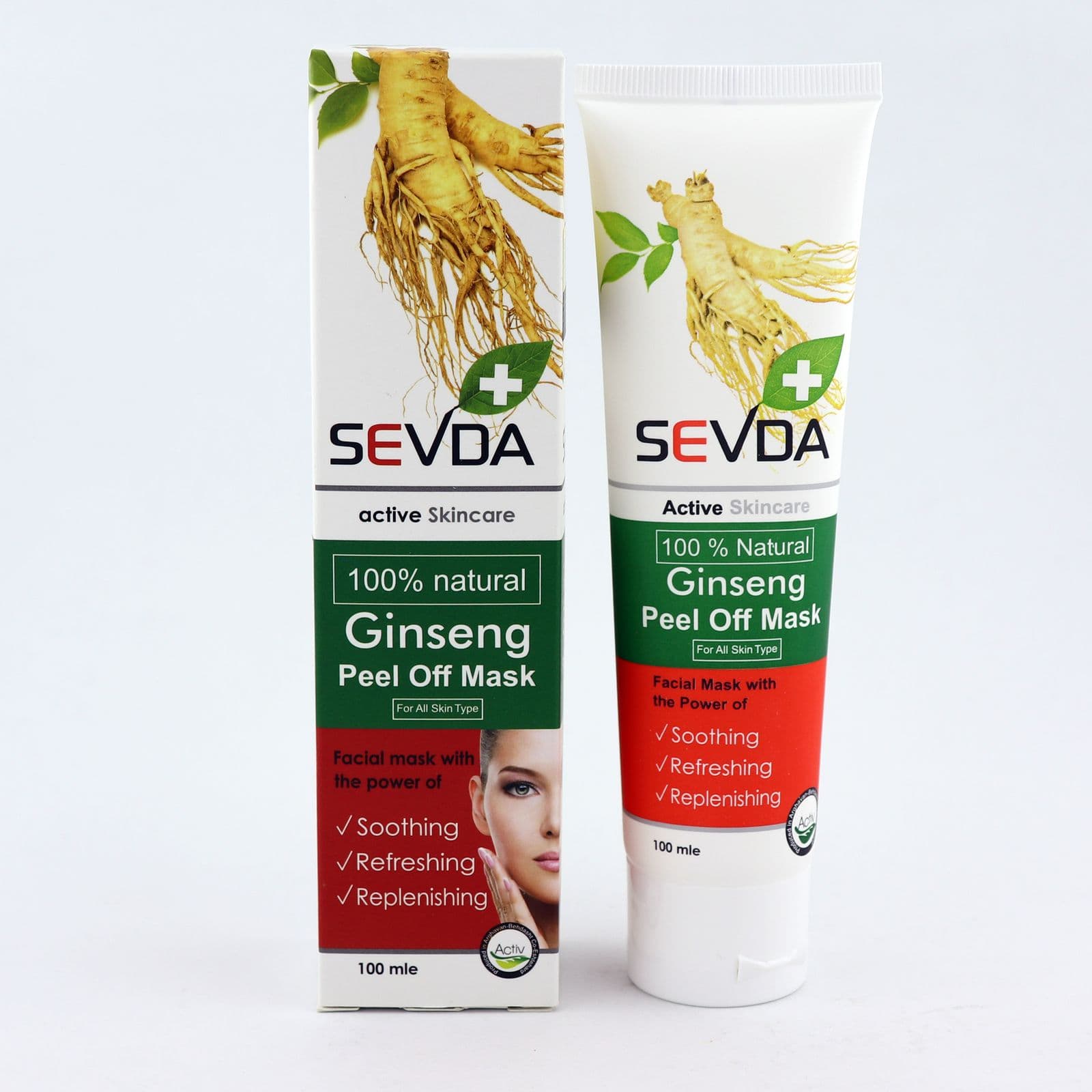 ماسک صورت پیل آف سودا مدل Ginseng — تصویر ۲