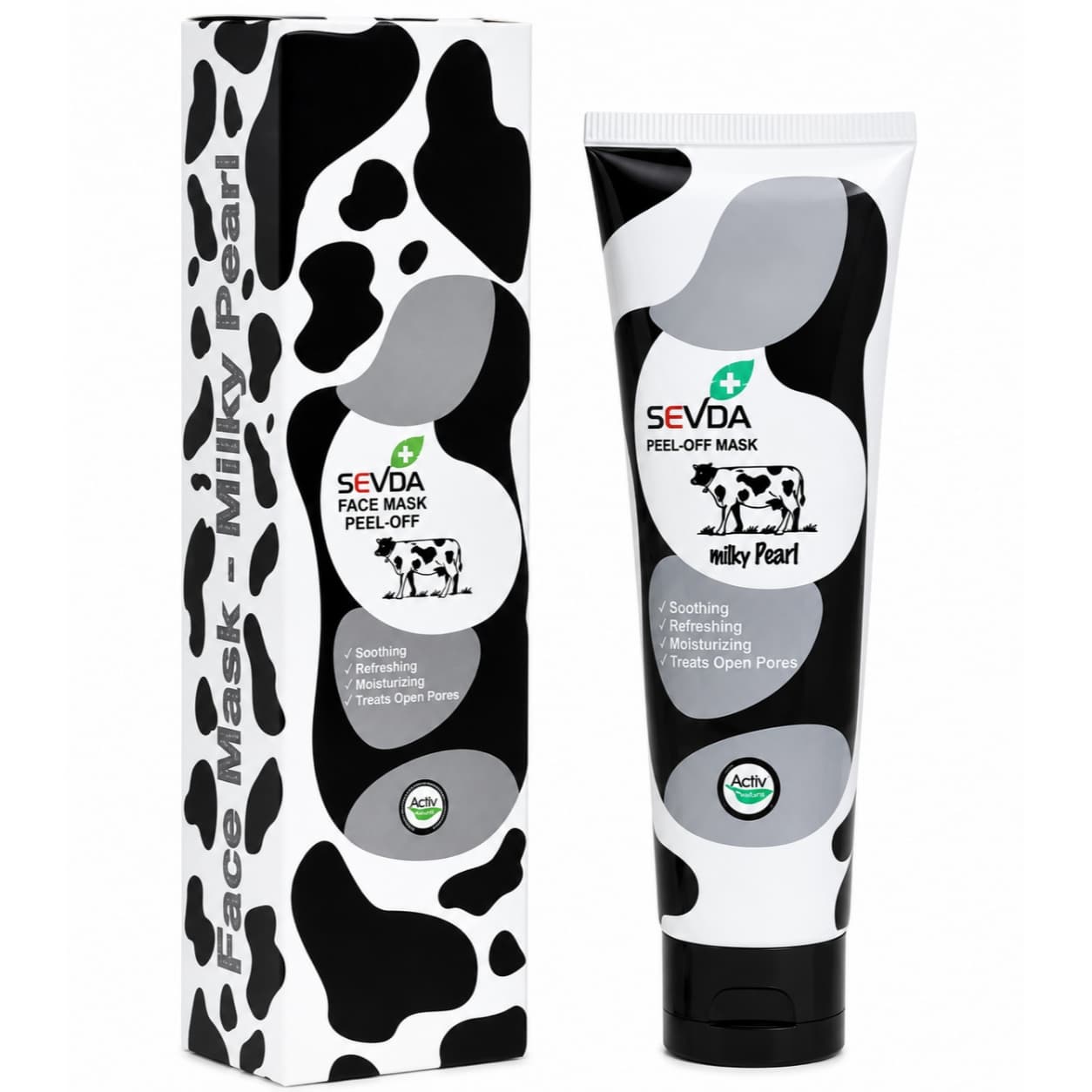 ماسک صورت پیل آف سودا مدل Milky Pearl — تصویر ۲
