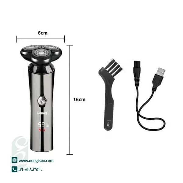 سه تیغ شارژی کیمی مدل KM-386 — تصویر ۲