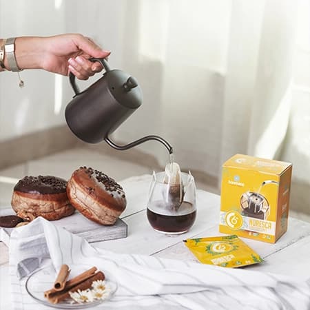 قهوه نورسکا 6 عصر ساشه‌ای (10 گرمی 6 عددی) — تصویر ۲