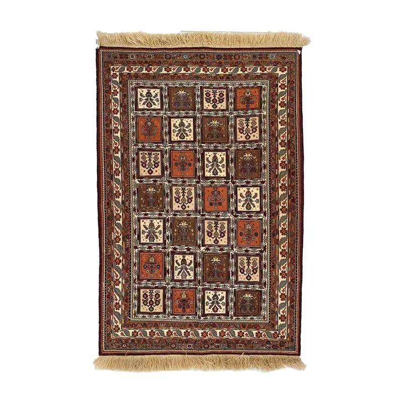 گلیم سوزنی قابی چاپی شور سایز 158*107 کد 1226