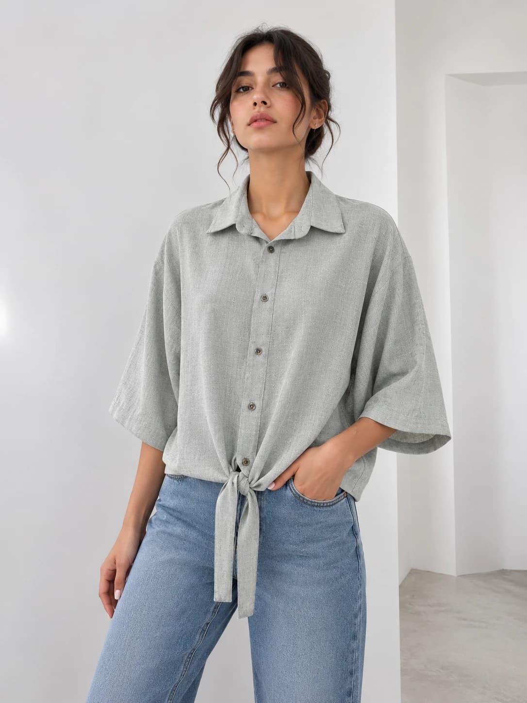 شومیز گره‌ای — تصویر ۵