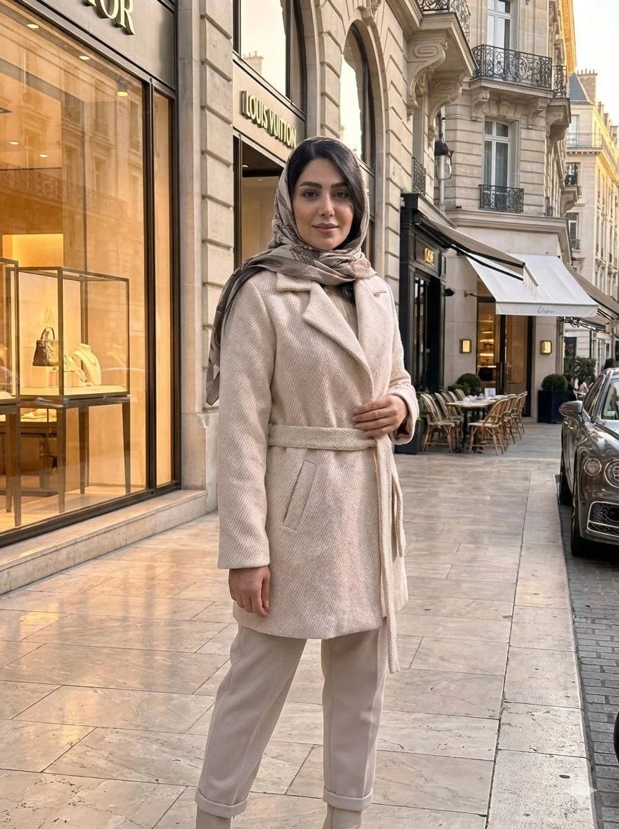 پالتو لمزور یقه انگلیسی — تصویر ۲