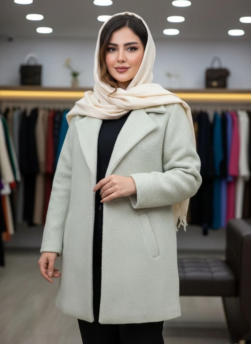 پالتو لمزور یقه انگلیسی — تصویر ۳