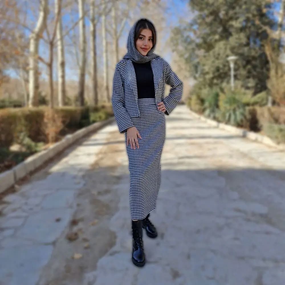 کت و دامن موهر پشمی