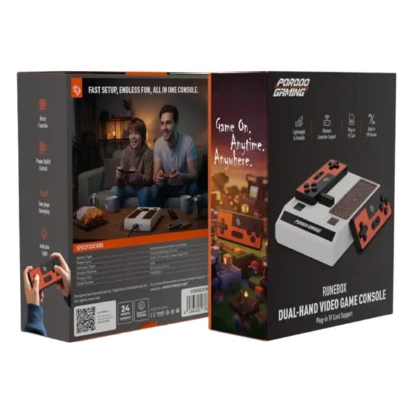 کنسول بازی دستی دو دسته پرودو Porodo RuneBox مدل PDXRS101WH — تصویر ۳