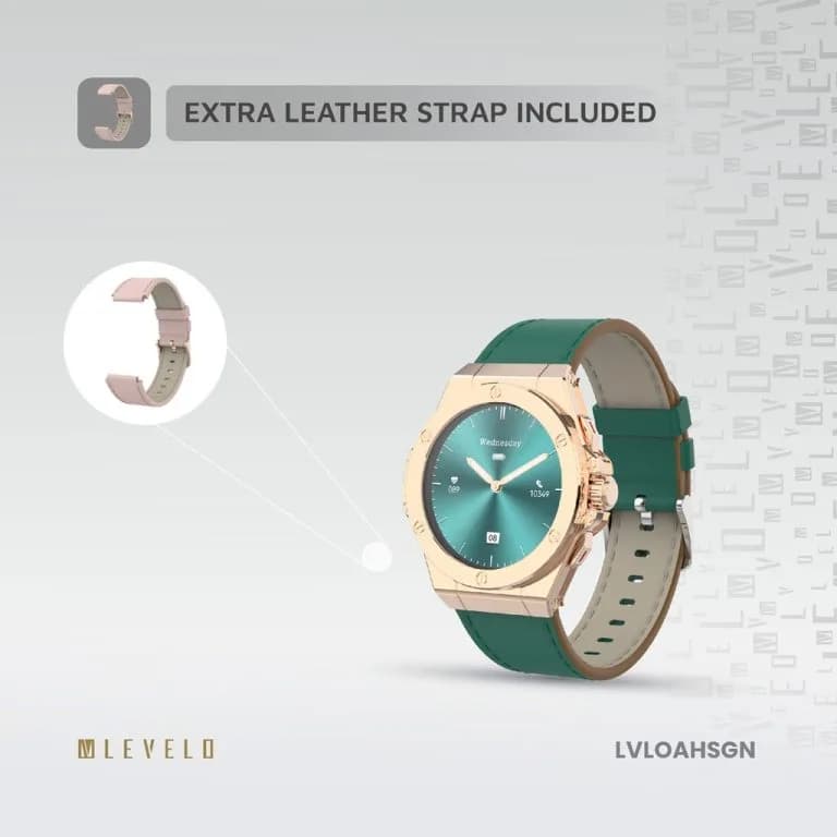 ساعت هوشمند هیبریدی Levelo مدل OAK – LVLOAHSBK — تصویر ۶