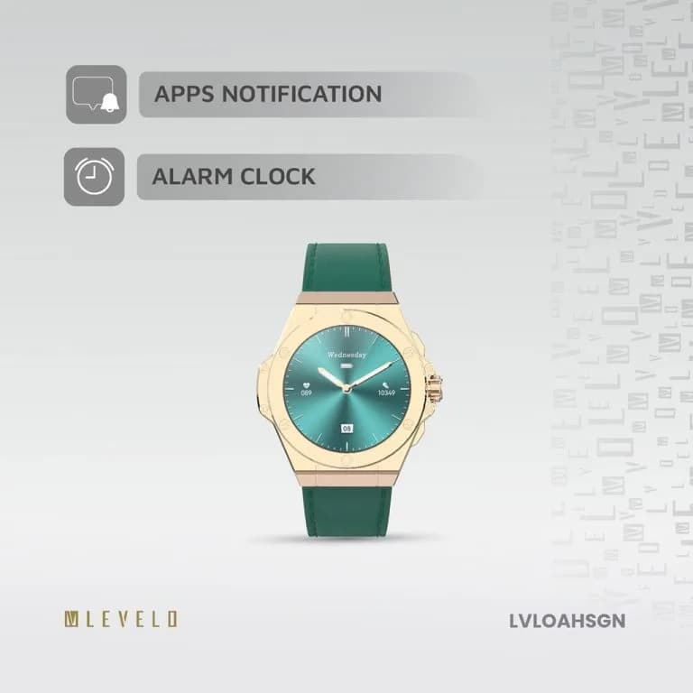 ساعت هوشمند هیبریدی Levelo مدل OAK – LVLOAHSBK — تصویر ۳