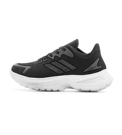 کفش مردانه اسپرت چرم مصنوعی مشکی Adidas مدل 51097 — تصویر ۲