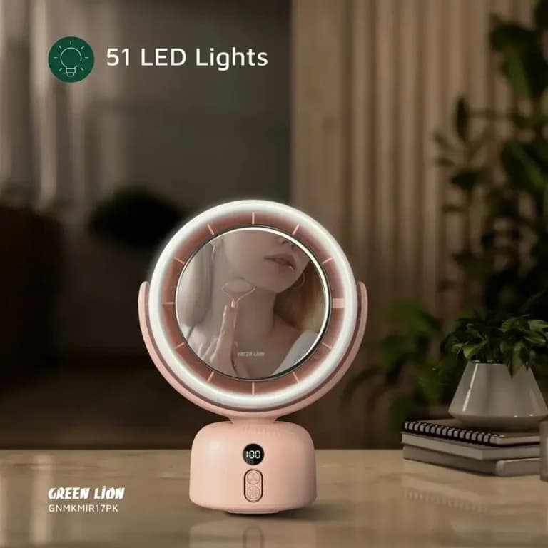 پنکه گرین لاین Makeup Mirror Fan با آینه آرایشی — تصویر ۲