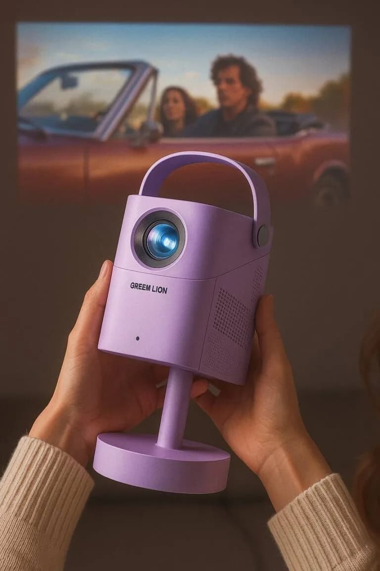 ویدئو پروژکتور قابل حمل گرین لاین مدل Pluto 4K — تصویر ۴