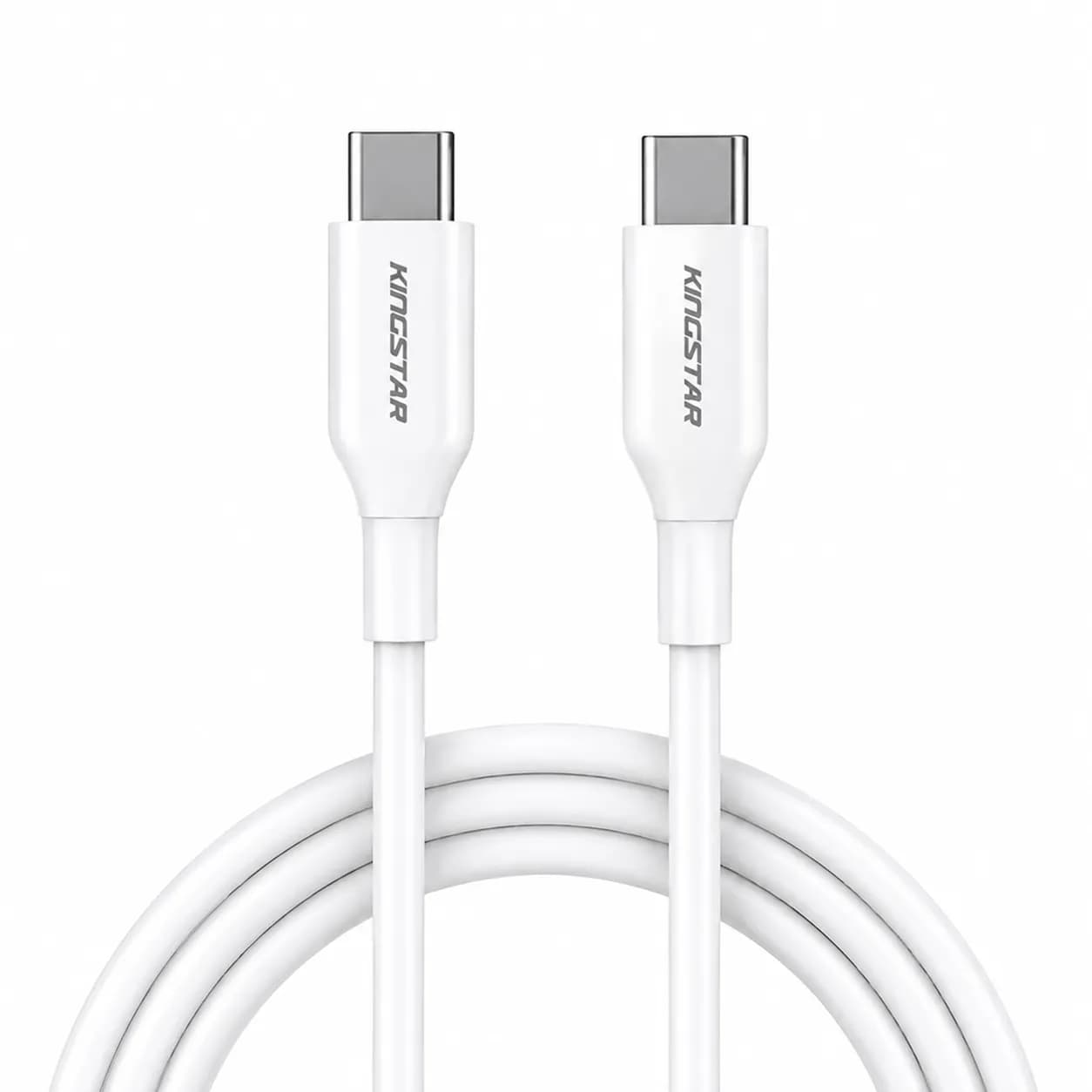 کابل تبدیل Type-C به Type-C کینگ استار (KingStar) مدل K251C با شدت جریان 3 آمپر طول 1.2 متر — تصویر ۴