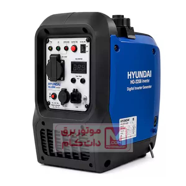 موتور برق هیوندای سایلنت 2.2 کیلووات مدل HG2208 — تصویر ۷
