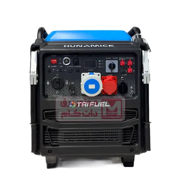 موتو برق هونامیک سایلنت سه گانه سوز سه فاز و تک فاز 12 کیلووات مدل HM14500 iSR3T — تصویر ۳