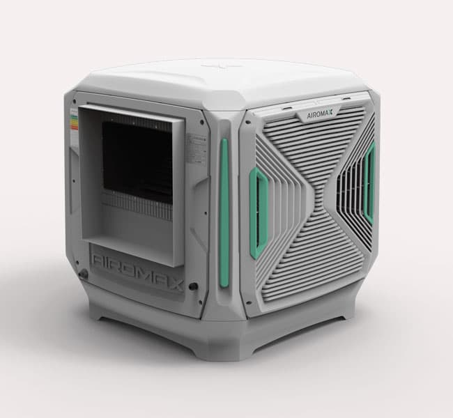 کولر ایرومکس 8000 بغل زن بدنه پلیمری با موتور BLDC مدل AM80
