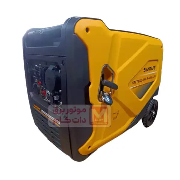 موتور برق سانتافه سایلنت دوگانه سوز 7.5 کیلووات مدل stf7900s — تصویر ۴