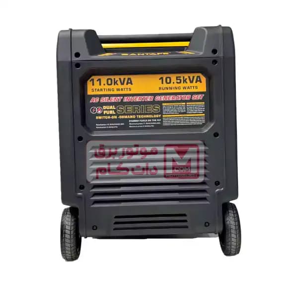 موتور برق سانتافه دوگانه سوز سایلنت ۱۱ کیلووات مدل STF10900S — تصویر ۴