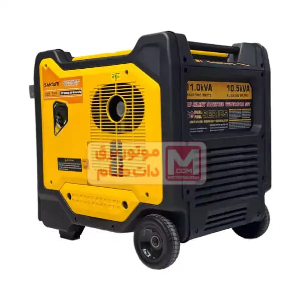 موتور برق سانتافه دوگانه سوز سایلنت ۱۱ کیلووات مدل STF10900S — تصویر ۵