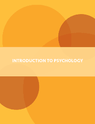کتاب Introduction to Psychology (مقدمه‌ای بر روان‌شناسی) نسخه انگلیسی PDF