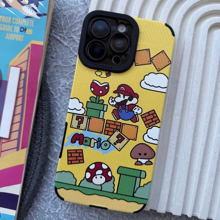 قاب موبایل کبریتی سوپر ماریو Super Mario برای گوشی های آیفون