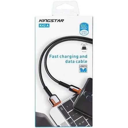 کابل تبدیل USB به MicroUSB کینگ استار مدل K42A طول 1 متر | گارانتی متین — تصویر ۵