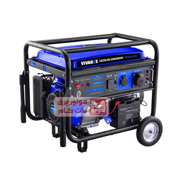 موتور برق سه گانه سوز ویوارکس 7.5کیلووات مدل VR7500-GS3 — تصویر ۳