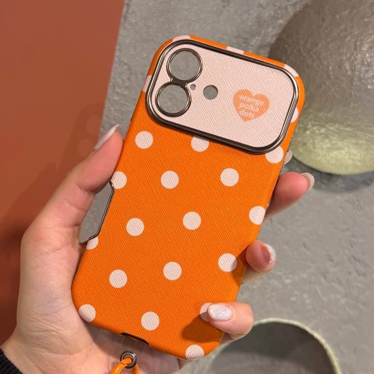 قاب موبایل Orange Dot برای گوشی های آیفون با بندست