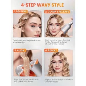 دستگاه فر مو ساحلی شیگلم Sheglam مدل Beach Babe Hair Waver — تصویر ۷