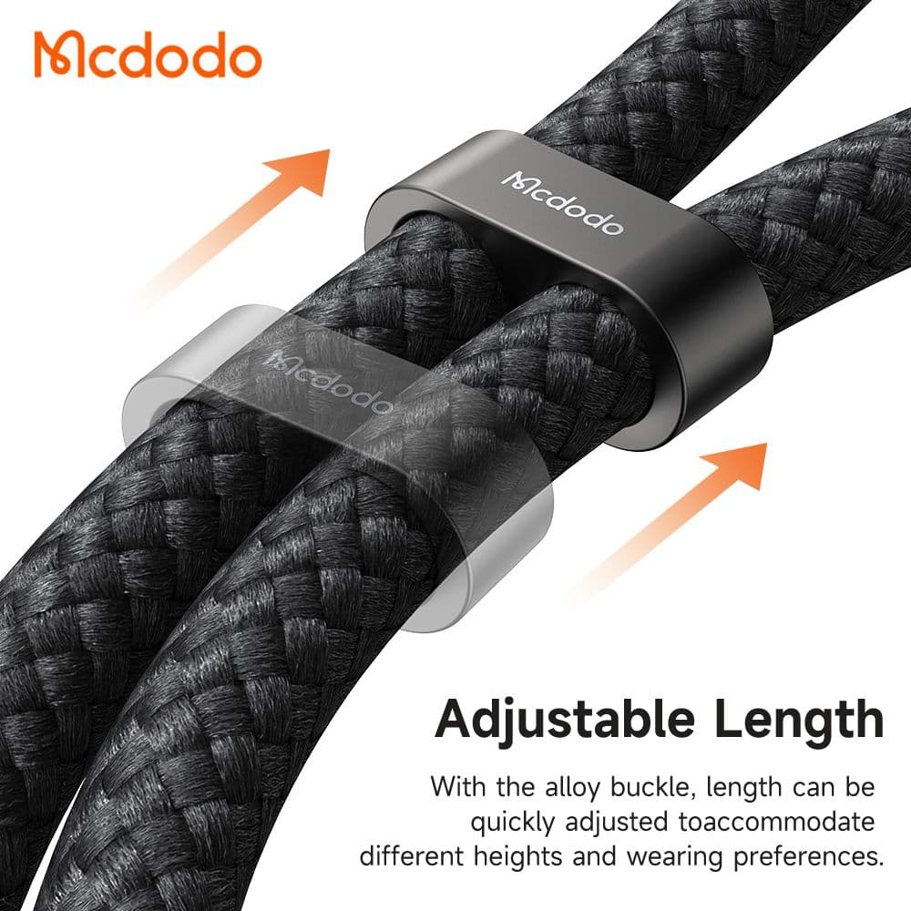 بند آویز موبایل و کابل شارژ تایپ سی به تایپ سی 60وات مک دودو مدل MCDODO CA-683طول 1.2متر — تصویر ۳