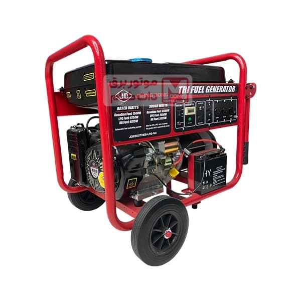 موتور برق تک فاز سه گانه سوز جیانگ دانگ اتوماتیک 8.5 کیلووات مدل JD8500THEB-LPG-NG — تصویر ۶