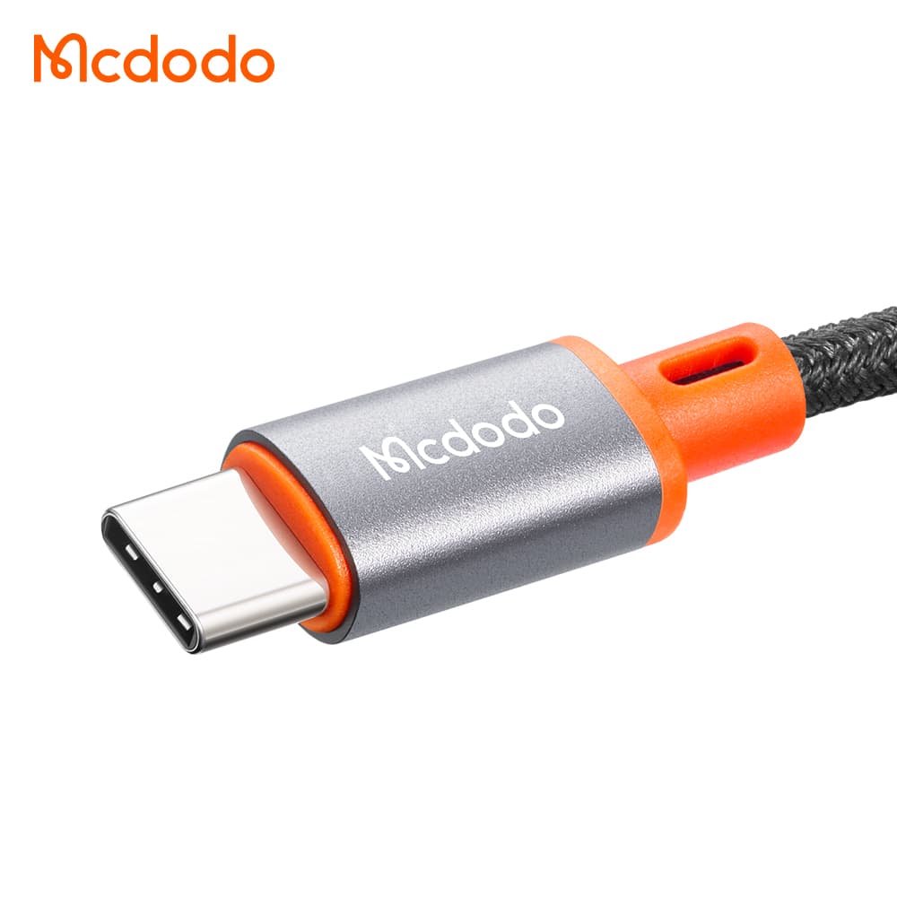 کابل تبدیل فنری تایپ سی به جک 3.5mm هدفون AUX مکدودو MCDODO CA-0900 طول 180 سانتيمتر — تصویر ۵