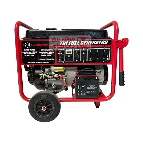 موتور برق جیانگ دانگ 12کیلووات تک فاز سه گانه اتوماتیک مدل JD12000TEHB-A-RC-LPG-NG
