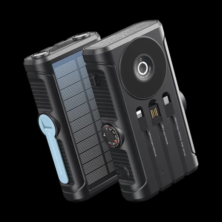 پاوربانک خورشیدی مگ‌سیف پاورولوژی Helio Lux 20000 میلی‌آمپرساعت