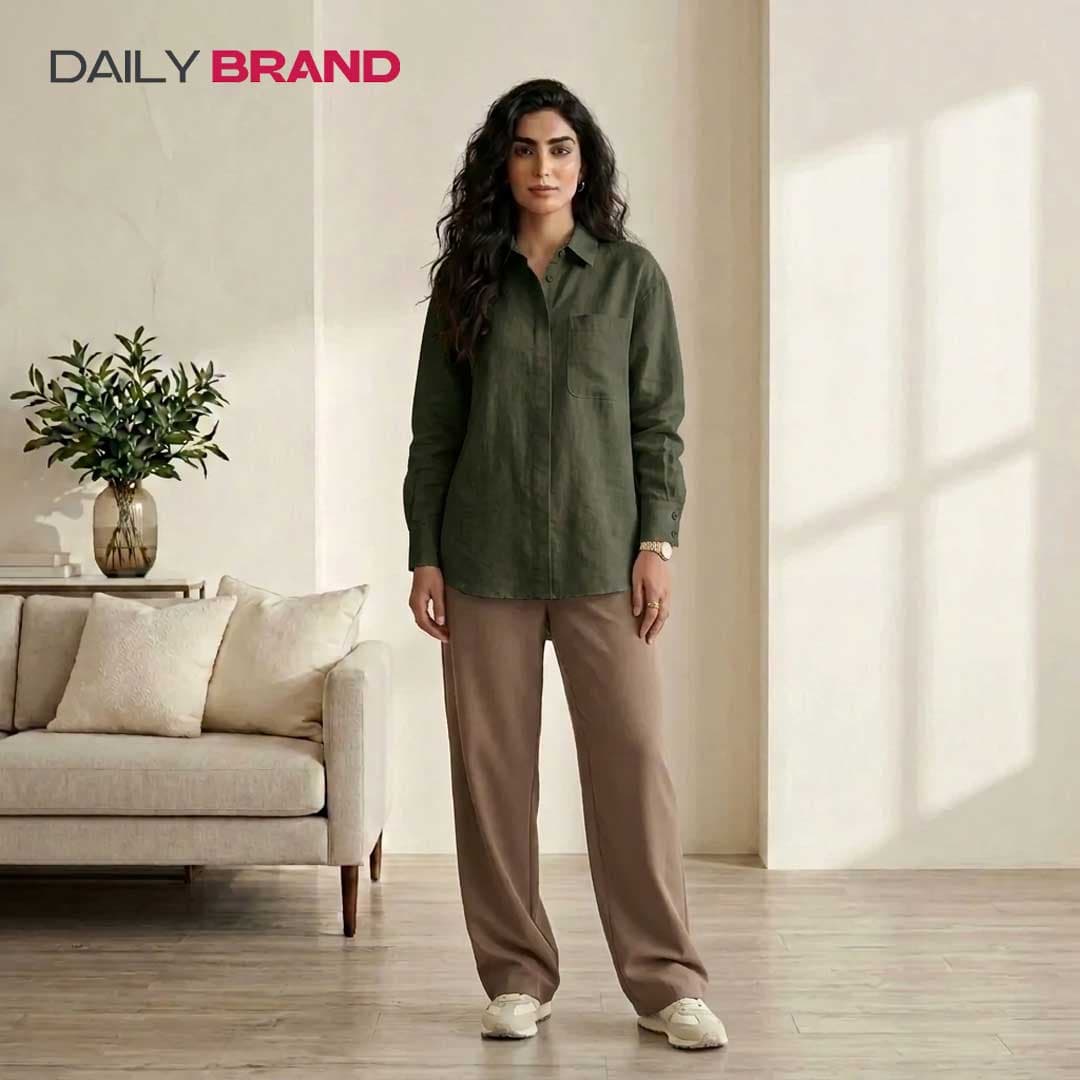 شومیز زنانه لنین اورجینال نکست مدل 034 | وارداتی تابستانی — تصویر ۵