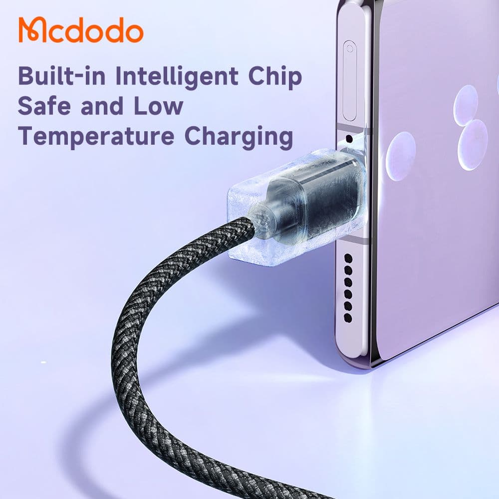 کابل شارژ تایپ سی به تایپ سی 100 واتی مک دودو مدل MCDODO CA-3670 طول 1.2متر — تصویر ۸