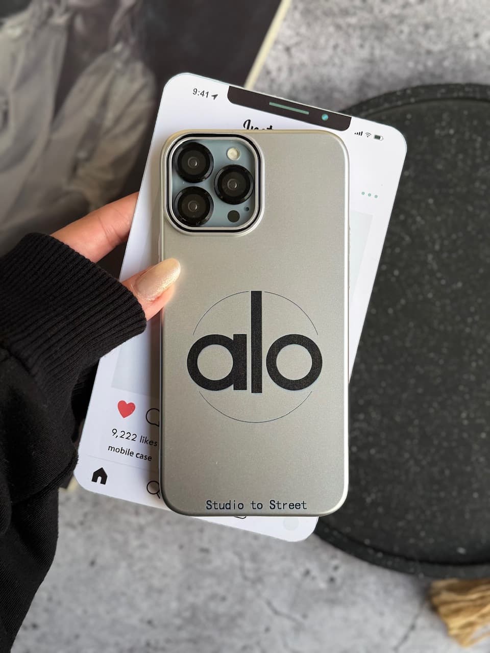 قاب موبایل Silver alo برای گوشی های آیفون
