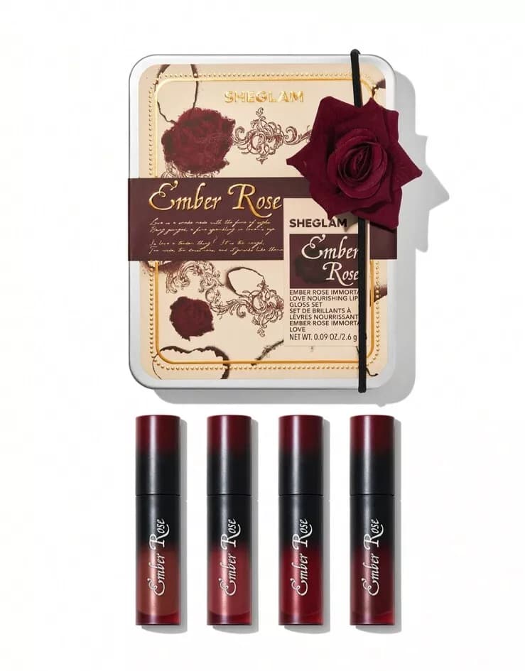 پک کامل آرایشی امبر زر (ست- کالکشن) شیگلم مدل:Ember Rose Collection — تصویر ۵