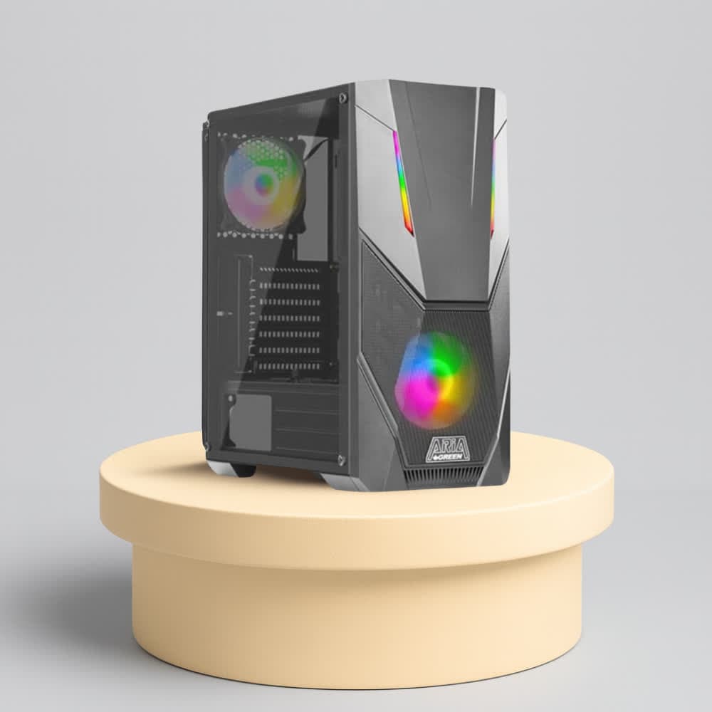 کیس گیمینگ I3 12100F RX 580 دراگون‌پی‌سی