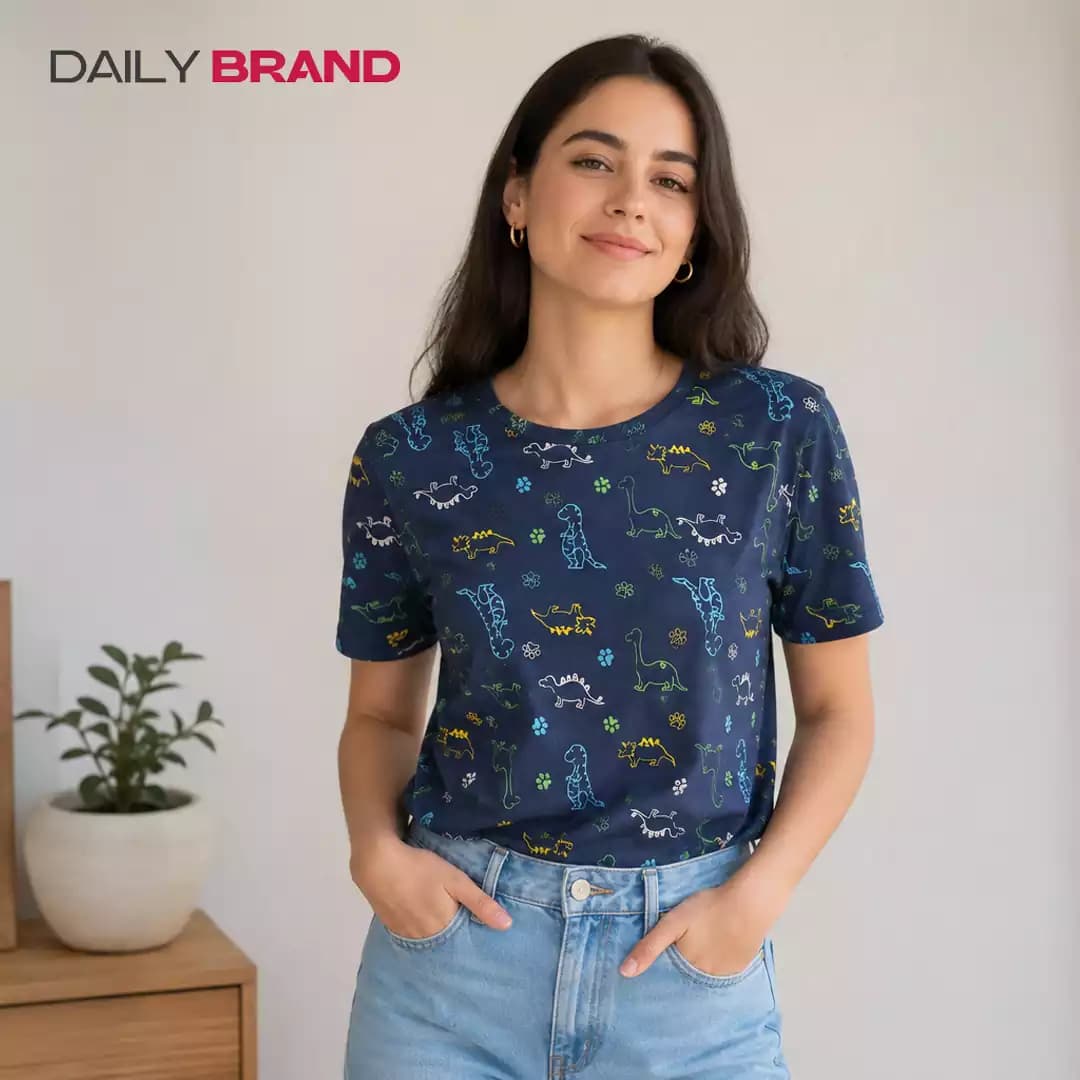 تیشرت فری سایز اچ اند ام H&M