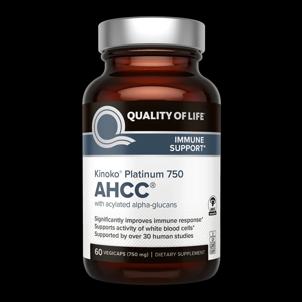 کپسول گیاهی AHCC پلاتینیوم 750 میل (60عدد)