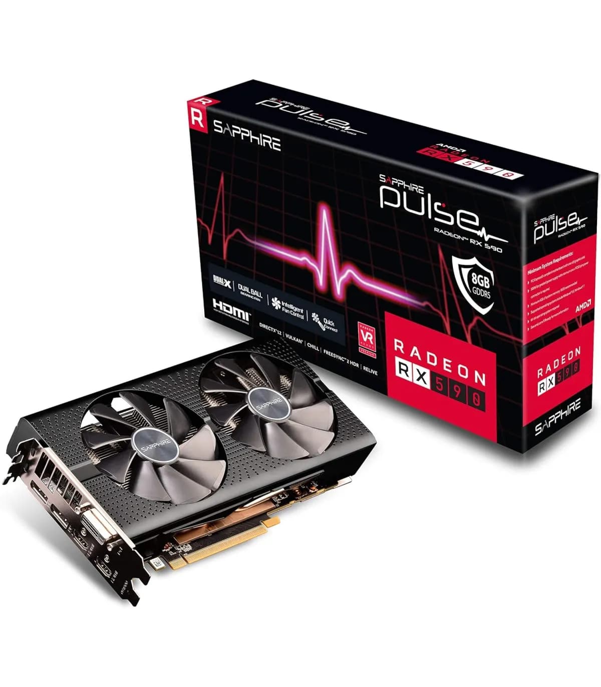 کارت گرافیک RX 590 Sapphire Pulse با حافظه 8 گیگابایت