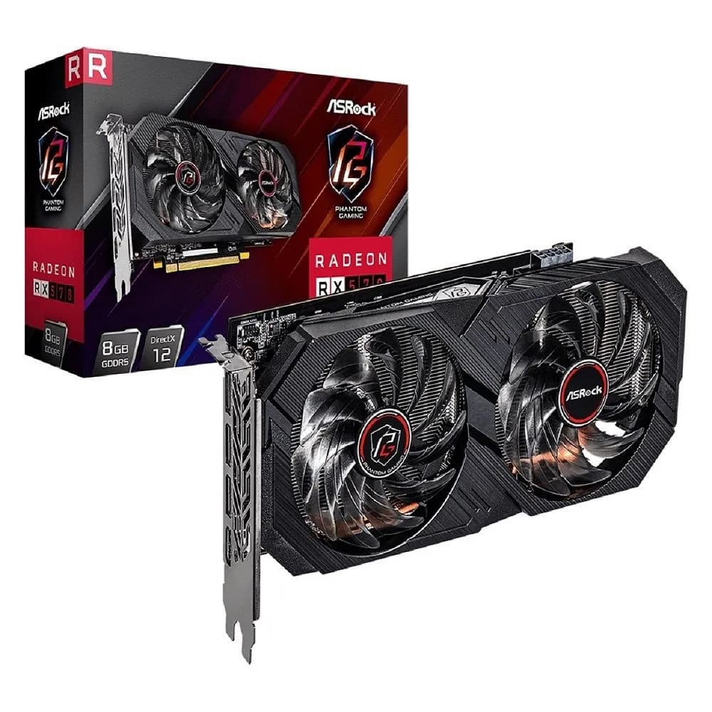 کارت گرافیک RX 590 ASRock 8GB – گیمینگ و حرفه‌ای